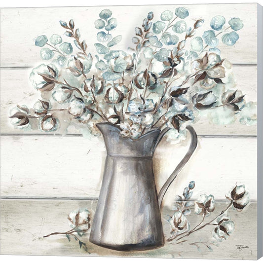 Farmhouse Cotton Tin Pitcher by Tre Sorelle Studios, Canvas Art