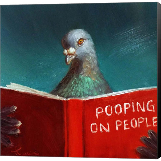 Pooping on People by Lucia Heffernan, Canvas Art