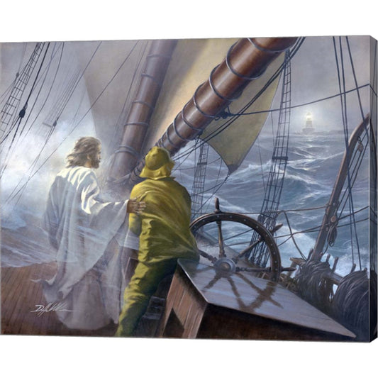 At The Helm by Danny Hahlbohm, Canvas Art