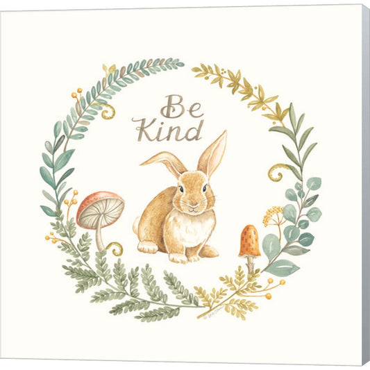 Be Kind Rabbit by Deb Strain, Canvas Art