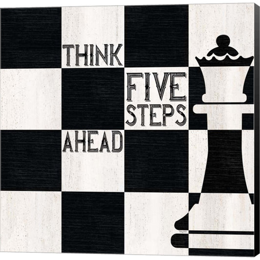 Chessboard Sentiment II-Five Steps by Tara Reed, Canvas Art