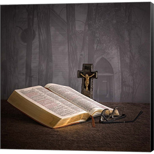 Bible Still Life by Larry McFerrin, Canvas Art