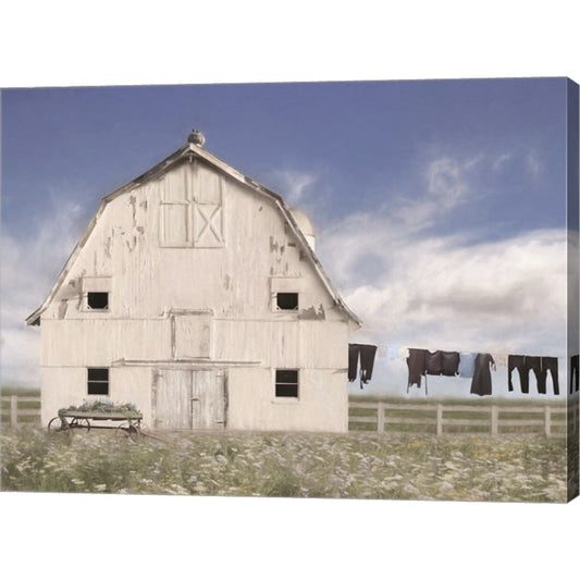 Amish Laundry by Lori Deiter, Canvas Art