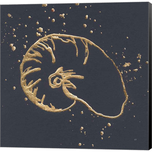 Gold Nautilus I by Chris Paschke, Canvas Art