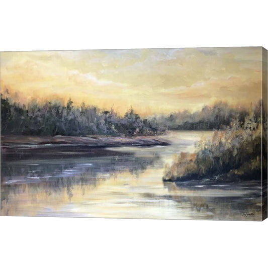 Golden Waters landscape by Tre Sorelle Studios, Canvas Art