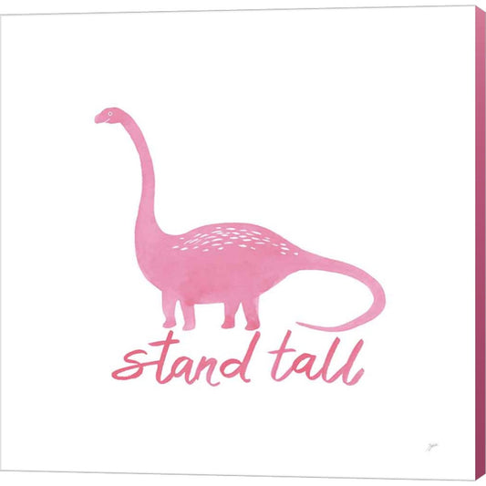 Dino Inspiration VI Pink by Karyn Panganiban, Canvas Art