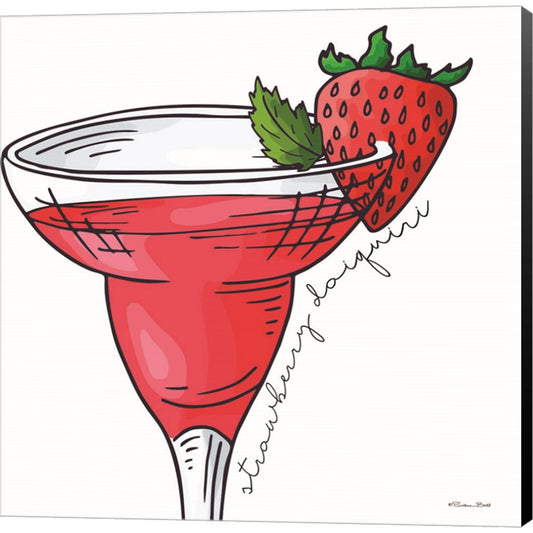 Strawberry Daiquiri by Susan Ball, Canvas Art