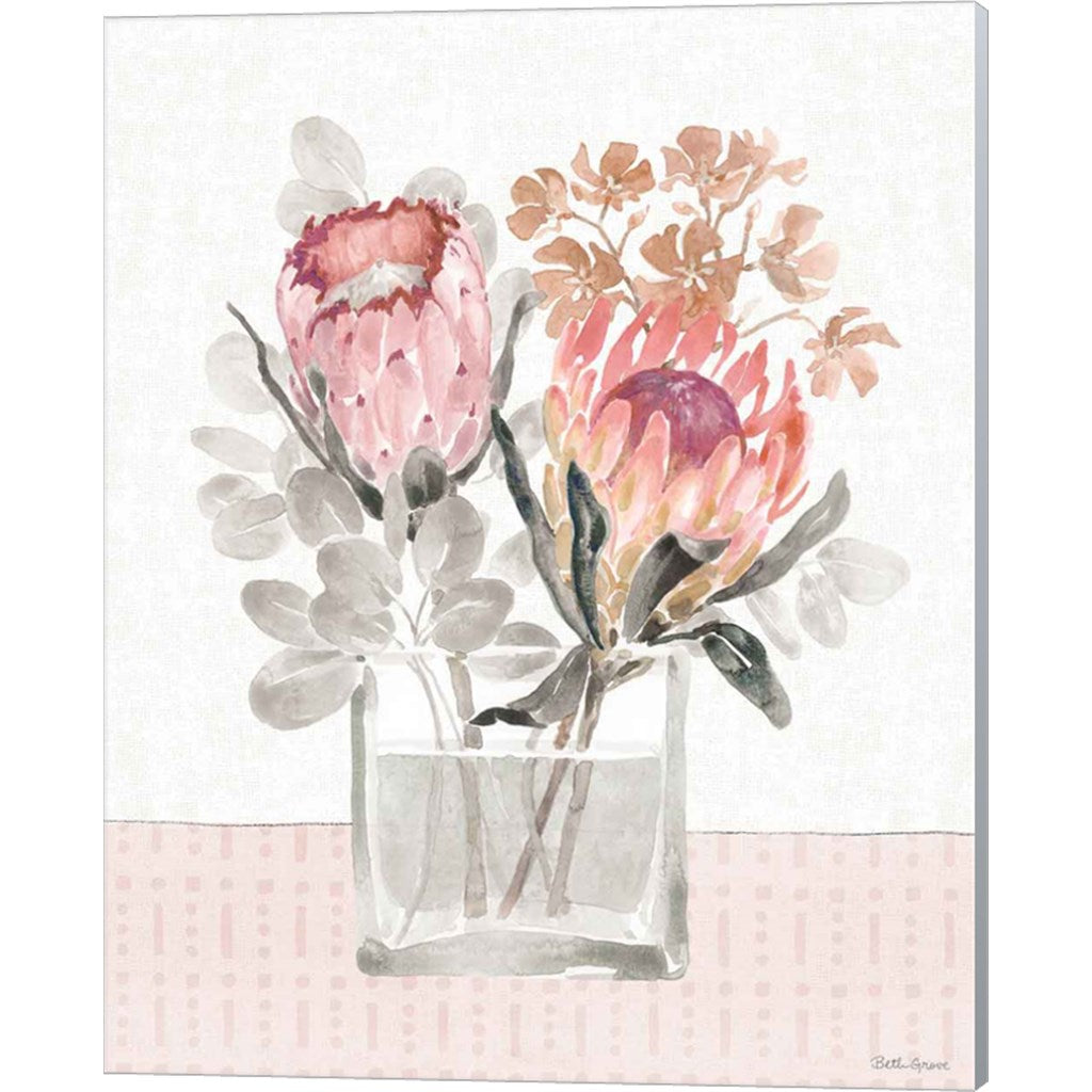 Petal Passion IV Soft Boho by Beth Grove, Canvas Art