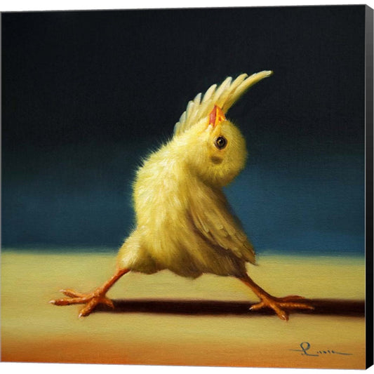 Yoga Chick Reverse Warrior by Lucia Heffernan, Canvas Art