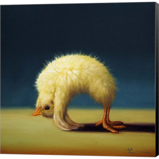 Yoga Chick Upward Bow by Lucia Heffernan, Canvas Art