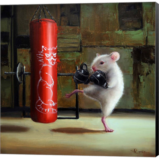 Gym Rat by Lucia Heffernan, Canvas Art