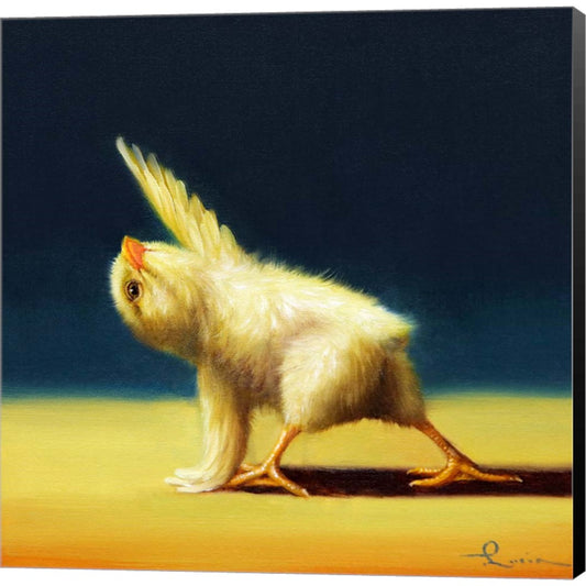 Yoga Chick Revolved Side Angle by Lucia Heffernan, Canvas Art