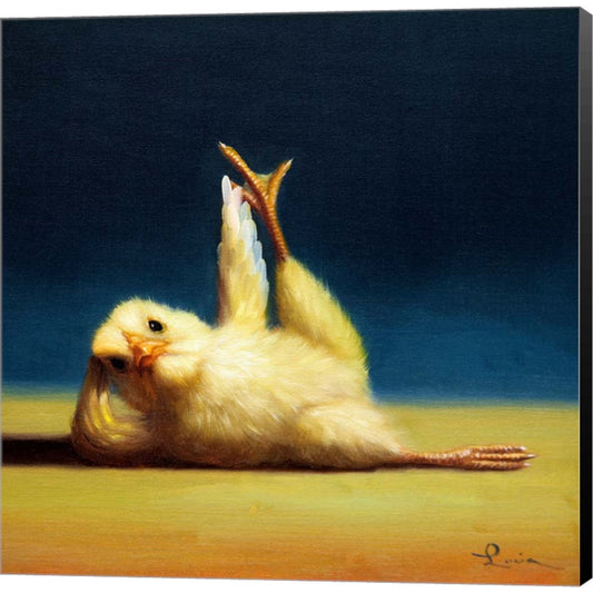 Yoga Chick Side Leg Lift by Lucia Heffernan, Canvas Art