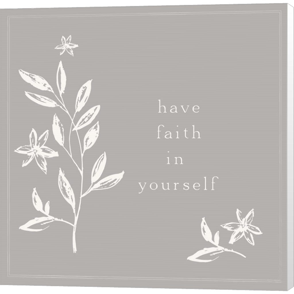 Simple Nature II-Have Faith by HM Design, Canvas Art