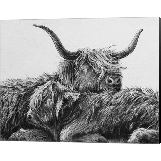 My Highland V by Marie-Elaine Cusson, Canvas Art