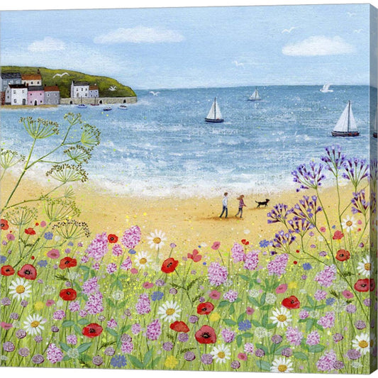 Beach Walk by Lucy Grossmith, Canvas Art