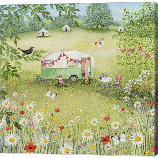 Camping Holiday by Lucy Grossmith, Canvas Art