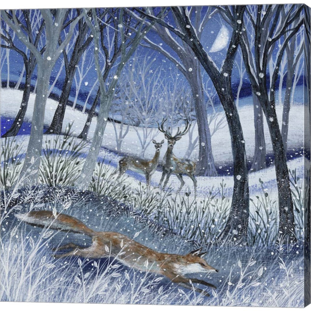 Moon Sparkle and Fox by Lucy Grossmith, Canvas Art