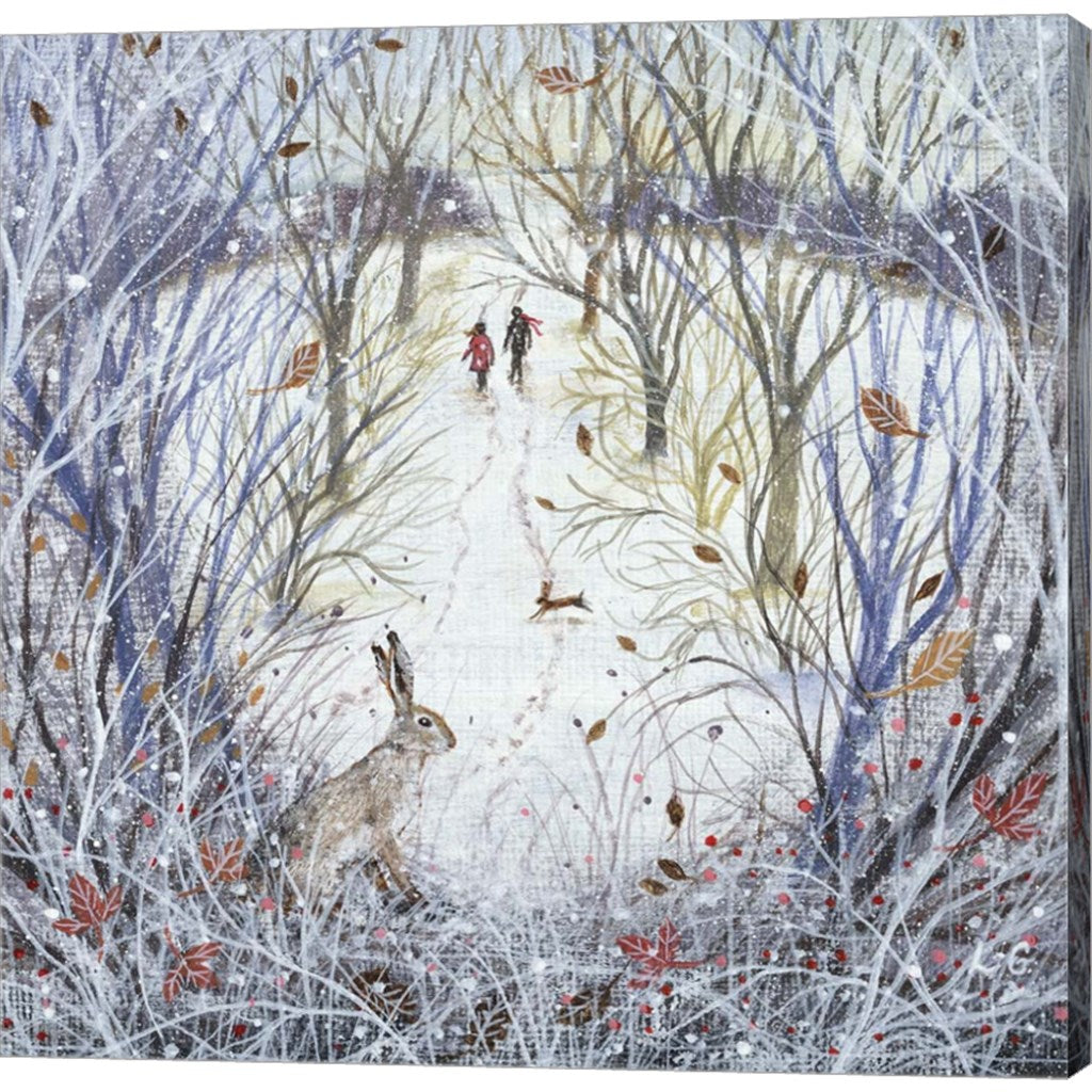 Snowy Walk by Lucy Grossmith, Canvas Art