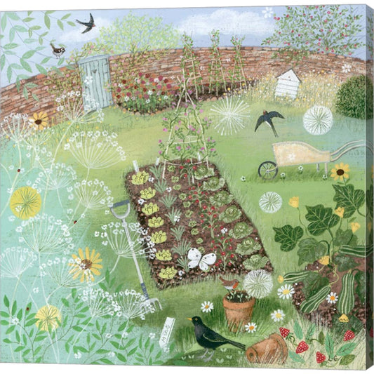 Walled Garden by Lucy Grossmith, Canvas Art