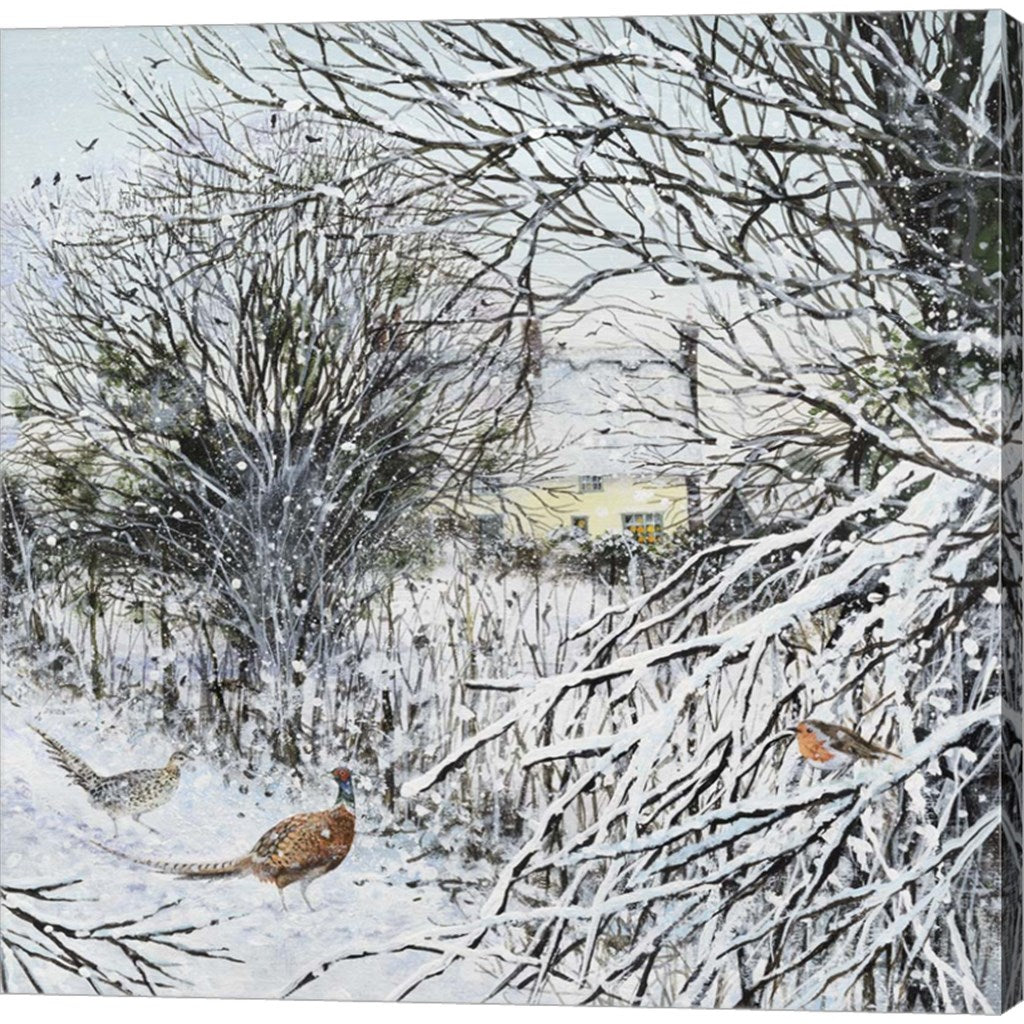 Snowy Lane by Lucy Grossmith, Canvas Art