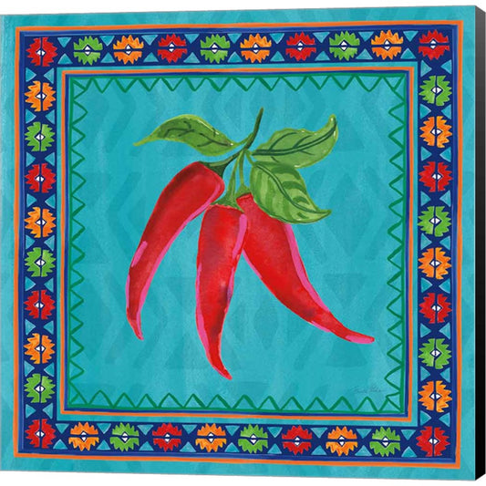 Mucho Caliente I by Farida Zaman, Canvas Art