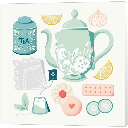 Tea Time IV by Gia Graham, Canvas Art