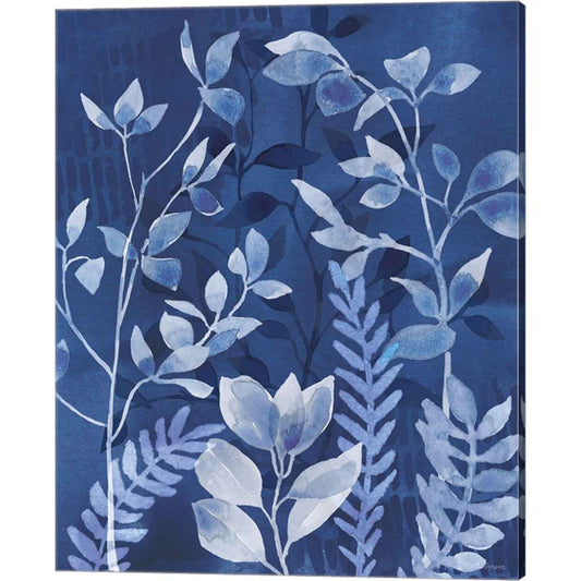 Indigo Petals X by Beth Grove, Canvas Art