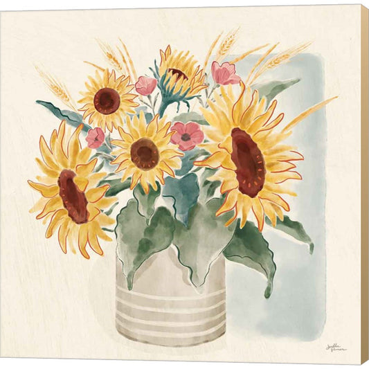 Sunflower Season V Bright by Janelle Penner, Canvas Art