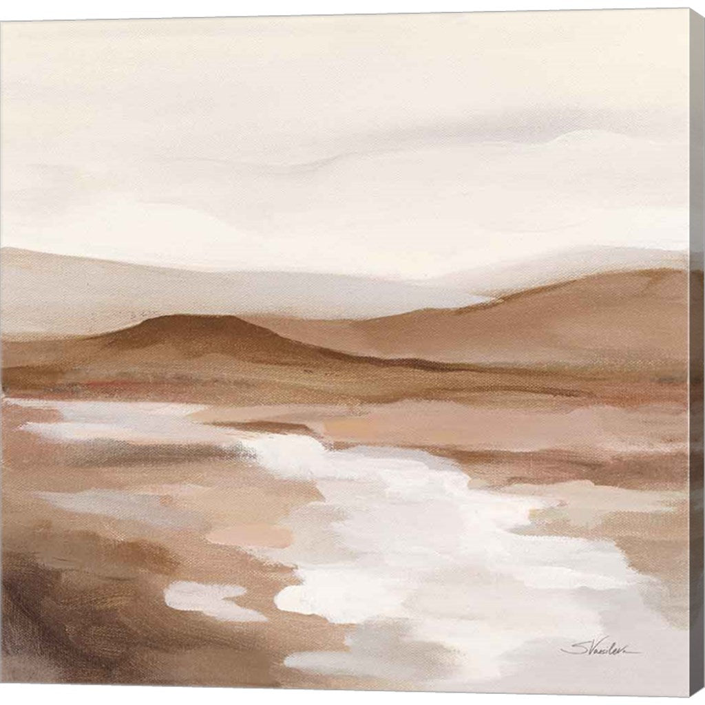 Cinnamon Riverbank II Light by Silvia Vassileva, Canvas Art