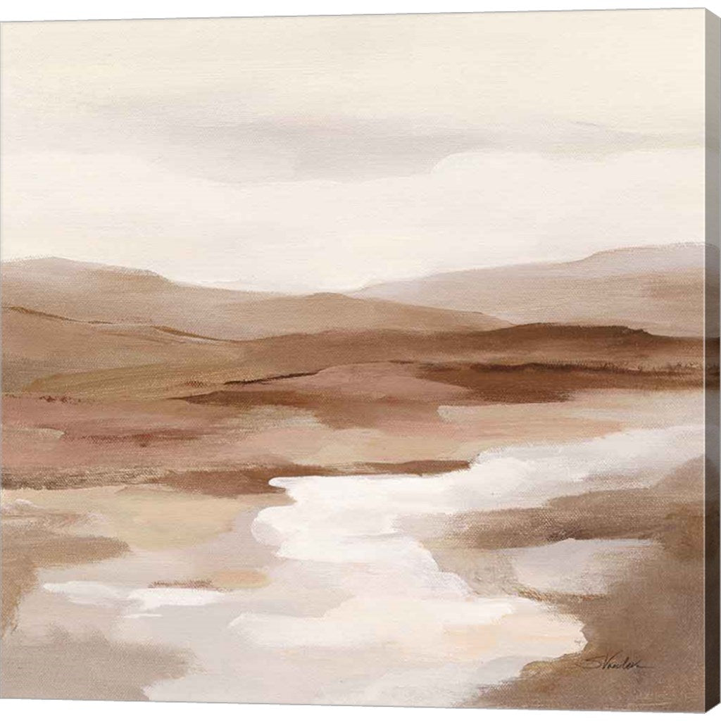 Cinnamon Riverbank I Light by Silvia Vassileva, Canvas Art