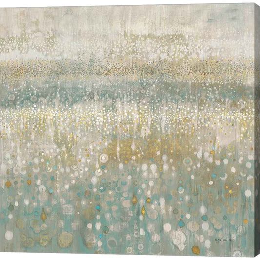 Rain Abstract II Neutral by Danhui Nai, Canvas Art