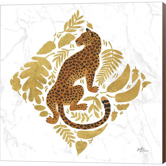 Big Cat Beauty VI Gold by Janelle Penner, Canvas Art