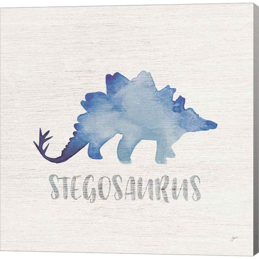 Stegosaurus Sq by Karyn Panganiban, Canvas Art