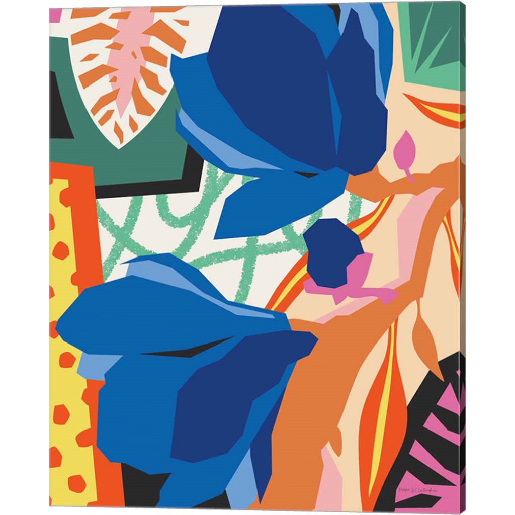 Blue Magnolia by Megan Gallagher, Canvas Art