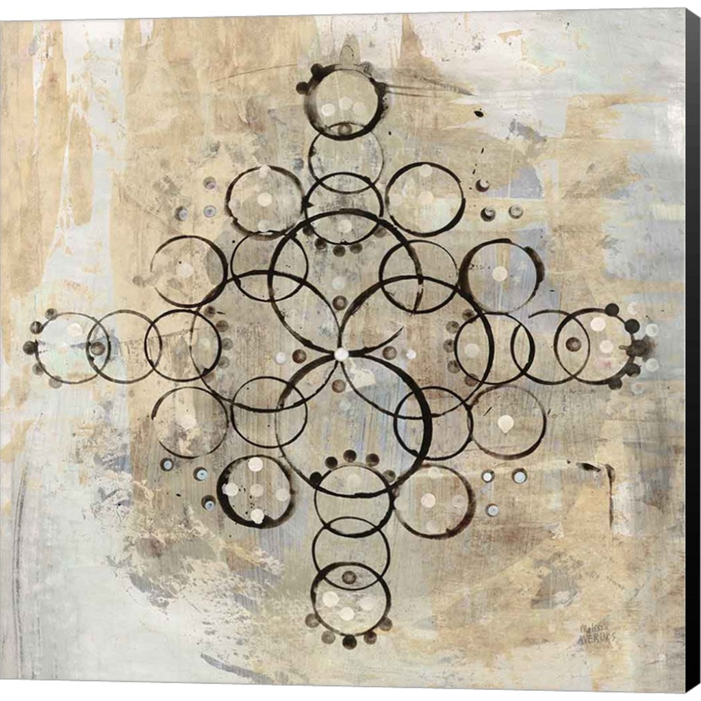 Neutral Mandala II Crop by Melissa Averinos, Canvas Art