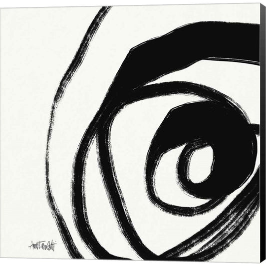 Black and White Abstract III by Anne Tavoletti, Canvas Art