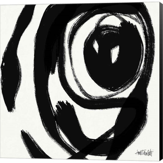 Black and White Abstract I by Anne Tavoletti, Canvas Art