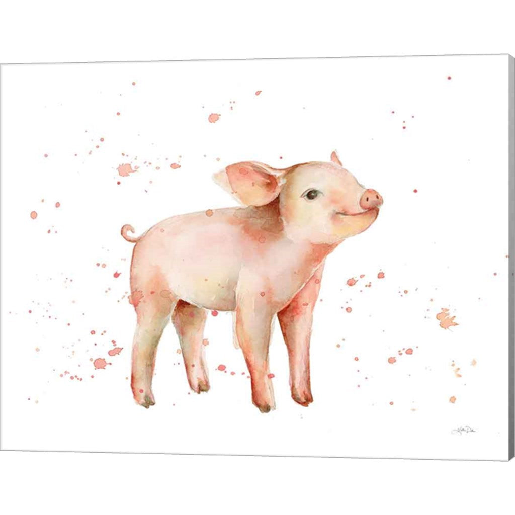 Sweet Piggy by Katrina Pete, Canvas Art