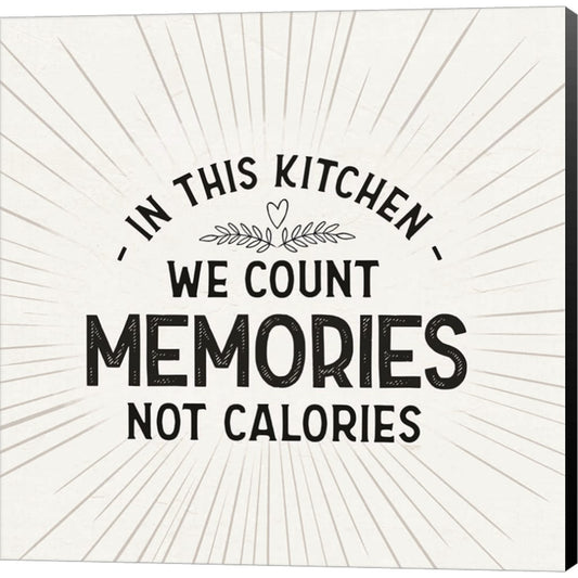 Kitchen Art III-Count Memories by Tara Reed, Canvas Art