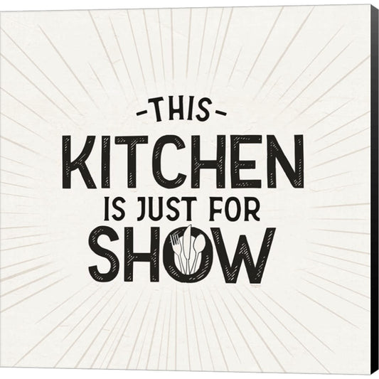 Kitchen Art IV-Just for Show by Tara Reed, Canvas Art