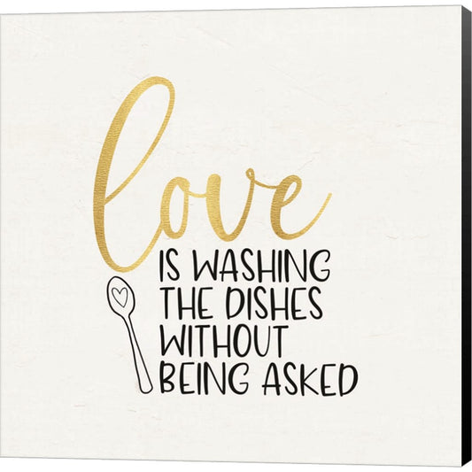 Kitchen Art VI-Love Washes by Tara Reed, Canvas Art