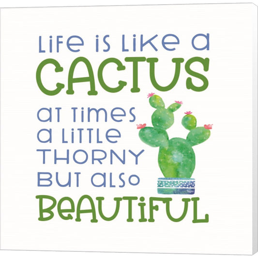 Playful Cactus IV by Tara Reed, Canvas Art