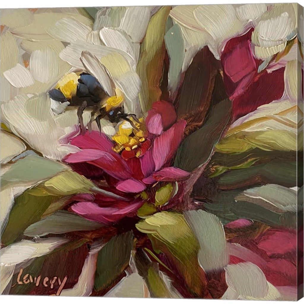 Bee Balm Bumble by Andrea Lavery, Canvas Art