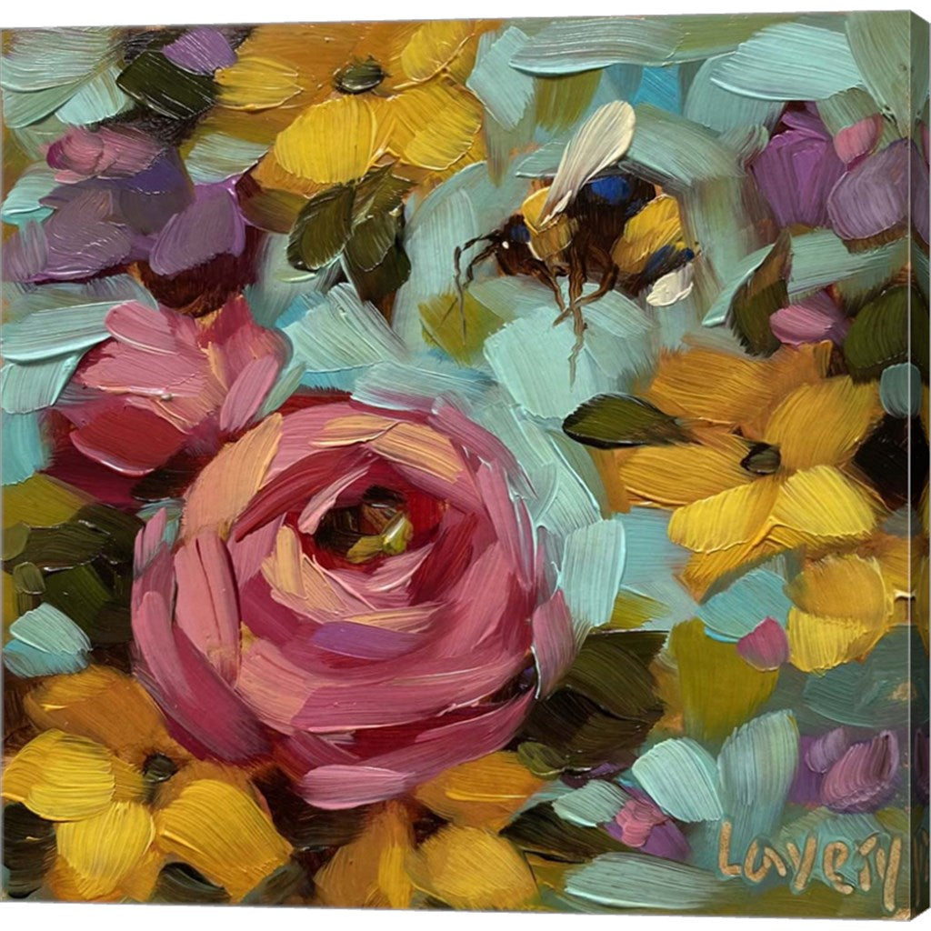 Joyful Bumble by Andrea Lavery, Canvas Art