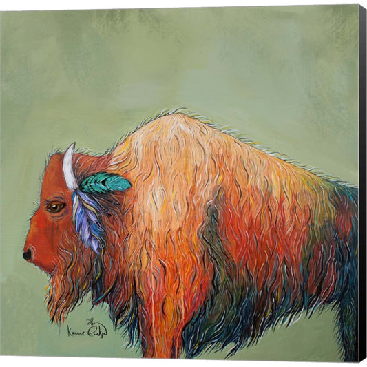 Bison by Karrie Evenson, Canvas Art