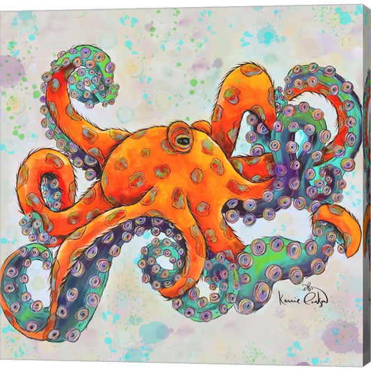 Octopus by Karrie Evenson, Canvas Art