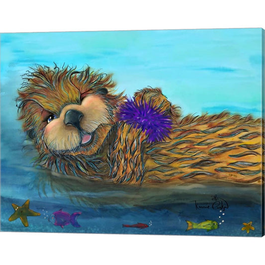 Otter by Karrie Evenson, Canvas Art