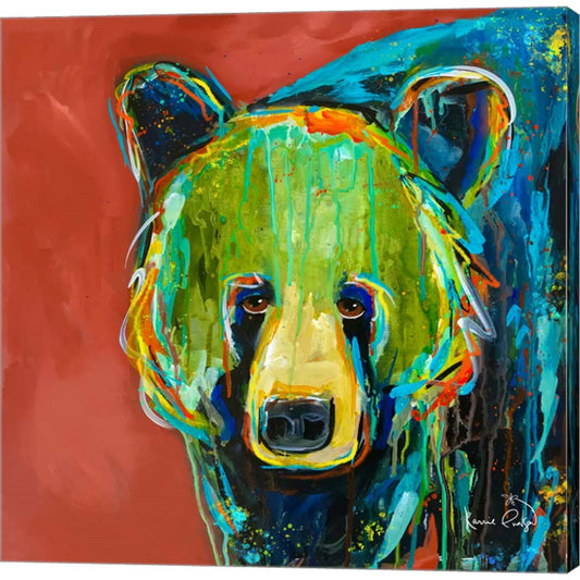 New Black Bear by Karrie Evenson, Canvas Art