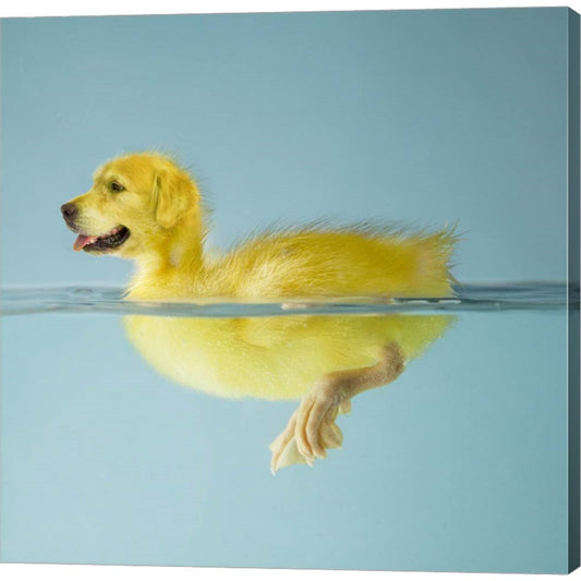 Dog Duck by Pixelmated Animals, Canvas Art